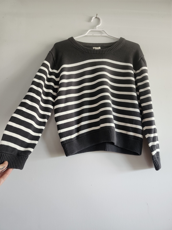 J. Crew Sweaters - J.Crew Vintage Striped 100% Cotton Crew Neck Sweater | Large